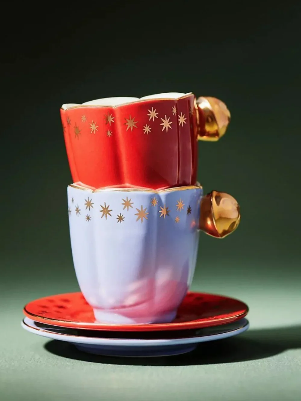 Anthropologie x New York City Ballet Purple Espresso Cup Saucer Nutcracker NEW